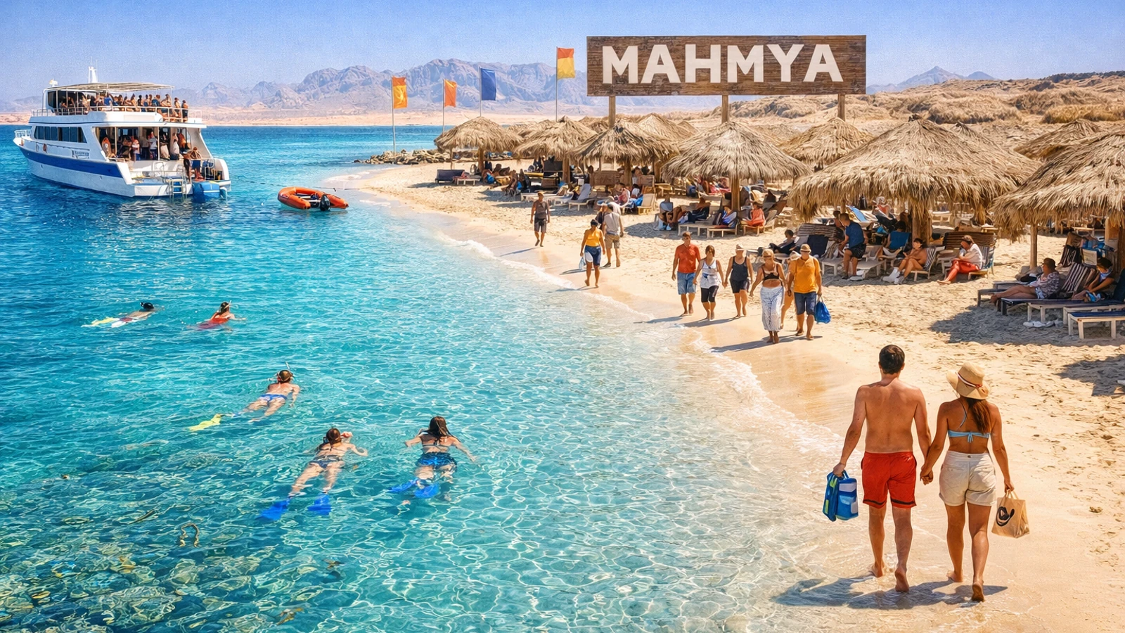 Mahmya Island Snorkeling Trip – The Egyptian Maldives from Hurghada