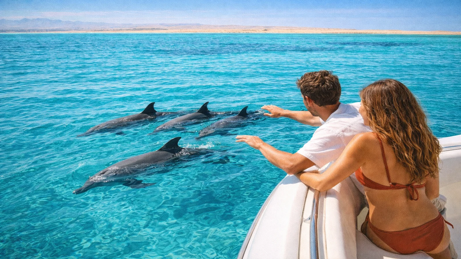 Private Dolphin House Speedboat Tour – Swim with Dolphins in Hurghada